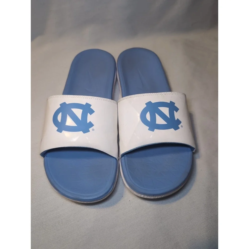 North Carolina Tar Heels UNC Tarheels Nike Benassi Solarsoft Slides Mens 11